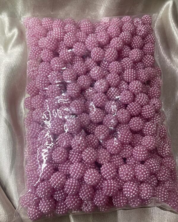 Perles Framboise Rose Bébé - 500g