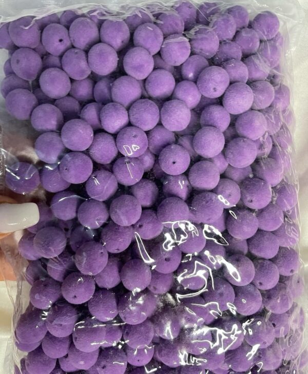 Perles faux daim violet - 500g